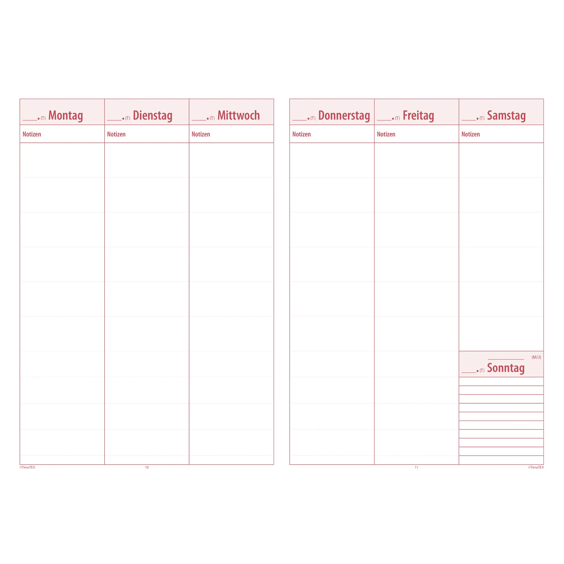 TimeTEX Referendariats-Planer "Documento" A4-Plus