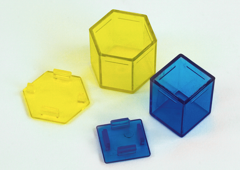 Sæt med mini geometriske legemer gennemsigtige, 40 styk. Sæt med mini geometriske legemer gennemsigtige, 40 styk.