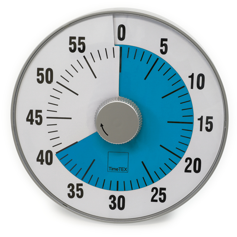 TimeTEX  Časovač tichý L, ø 19 cm