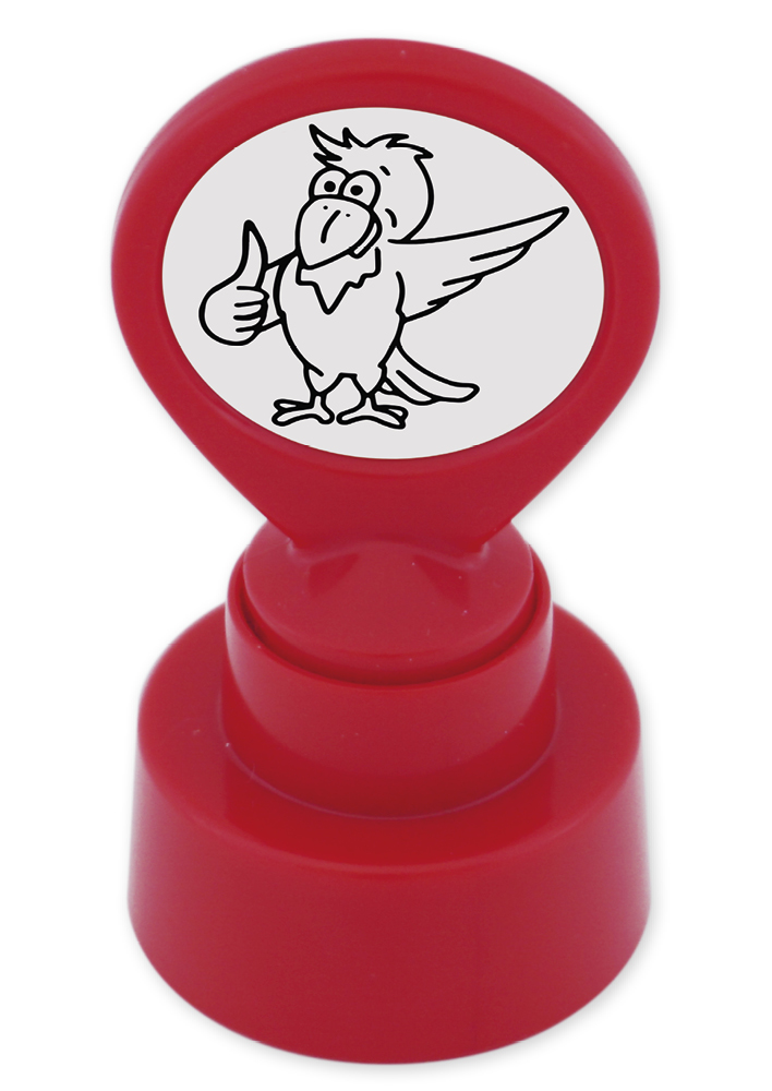 Seriegrafistämpel "Perpetuum" rund "Raven"