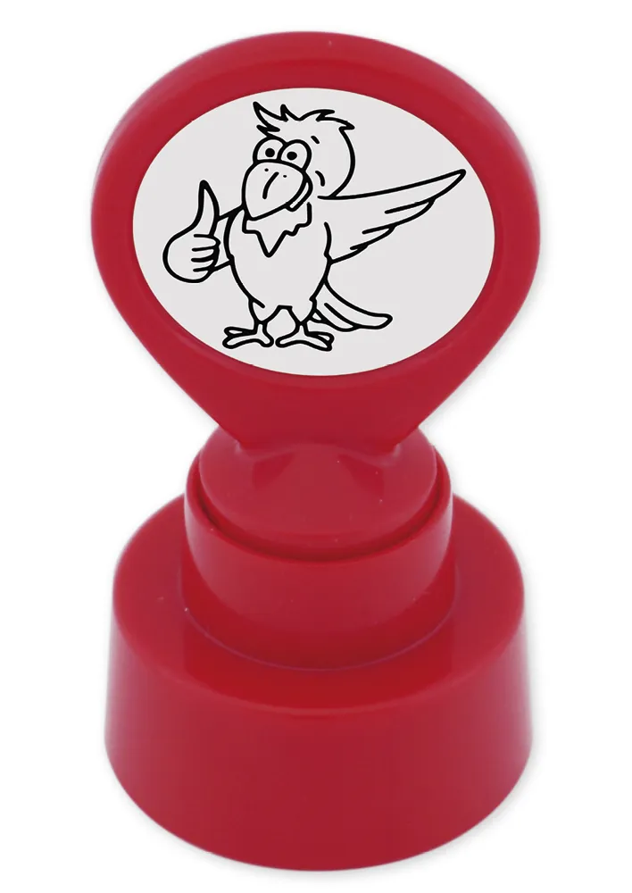 Seriegrafistämpel "Perpetuum" rund "Raven"