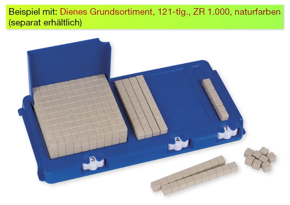 Tablett für Dienes Dezimal-Rechensatz