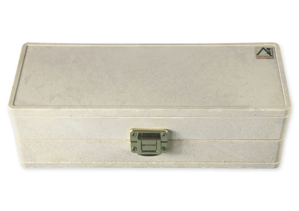 Gewichte-Satz für Tafelwaage, 2 kg, 13-tlg., in Klappdeckel-Box