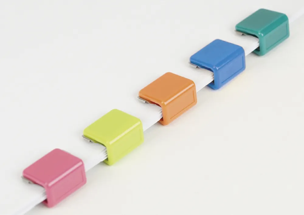 Set Papierstapel-Klammern XL, 5-tlg., opak