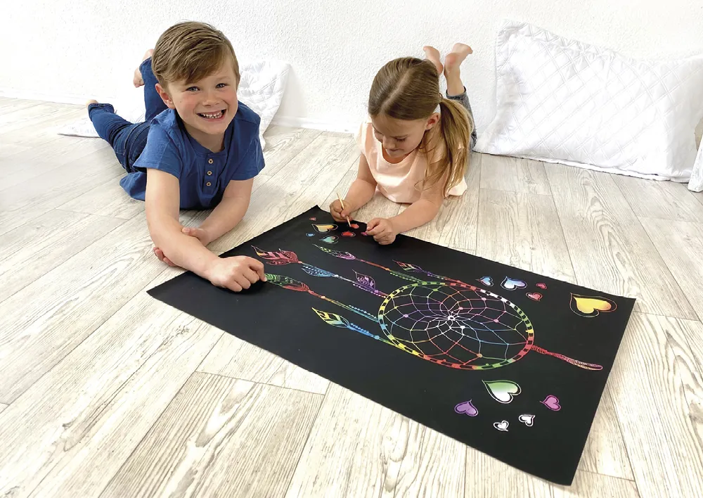 beleduc Kratzposter XL, 8 Stück