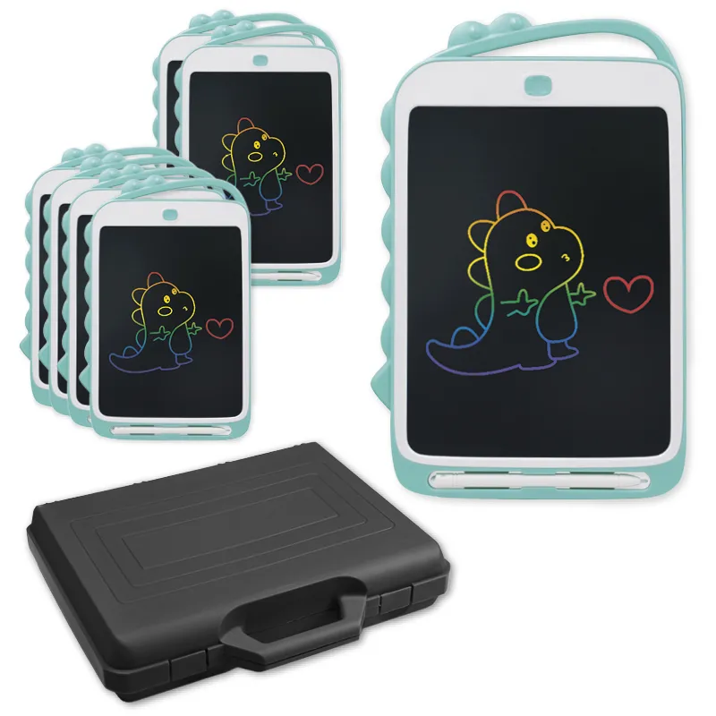 Klassset digitalt skifferkort SDF "A4-S Dino", 6 st., i fodral