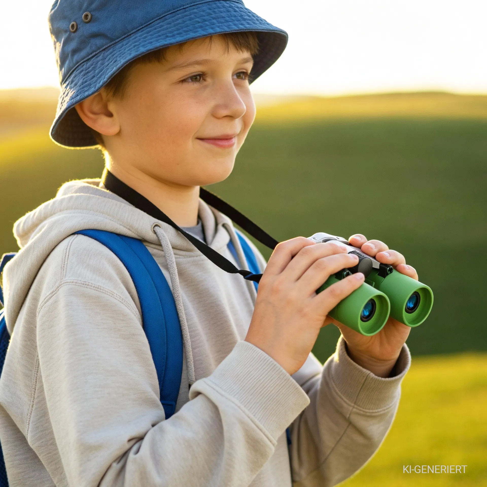 Profi-Fernglas für Kinder, mit Gürteltasche, 8-fache Vergrößerung