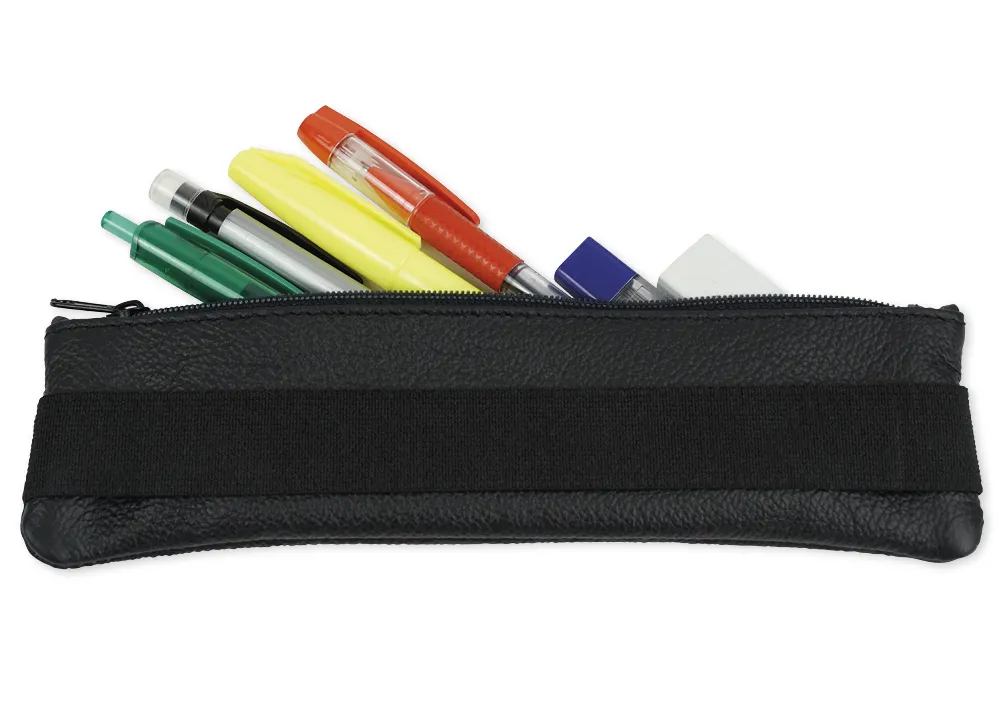 Aufspann-Stiftmäppchen aus Leder, für A5 und A4 Aufspann-Stiftmäppchen aus Leder, für A5 und A4