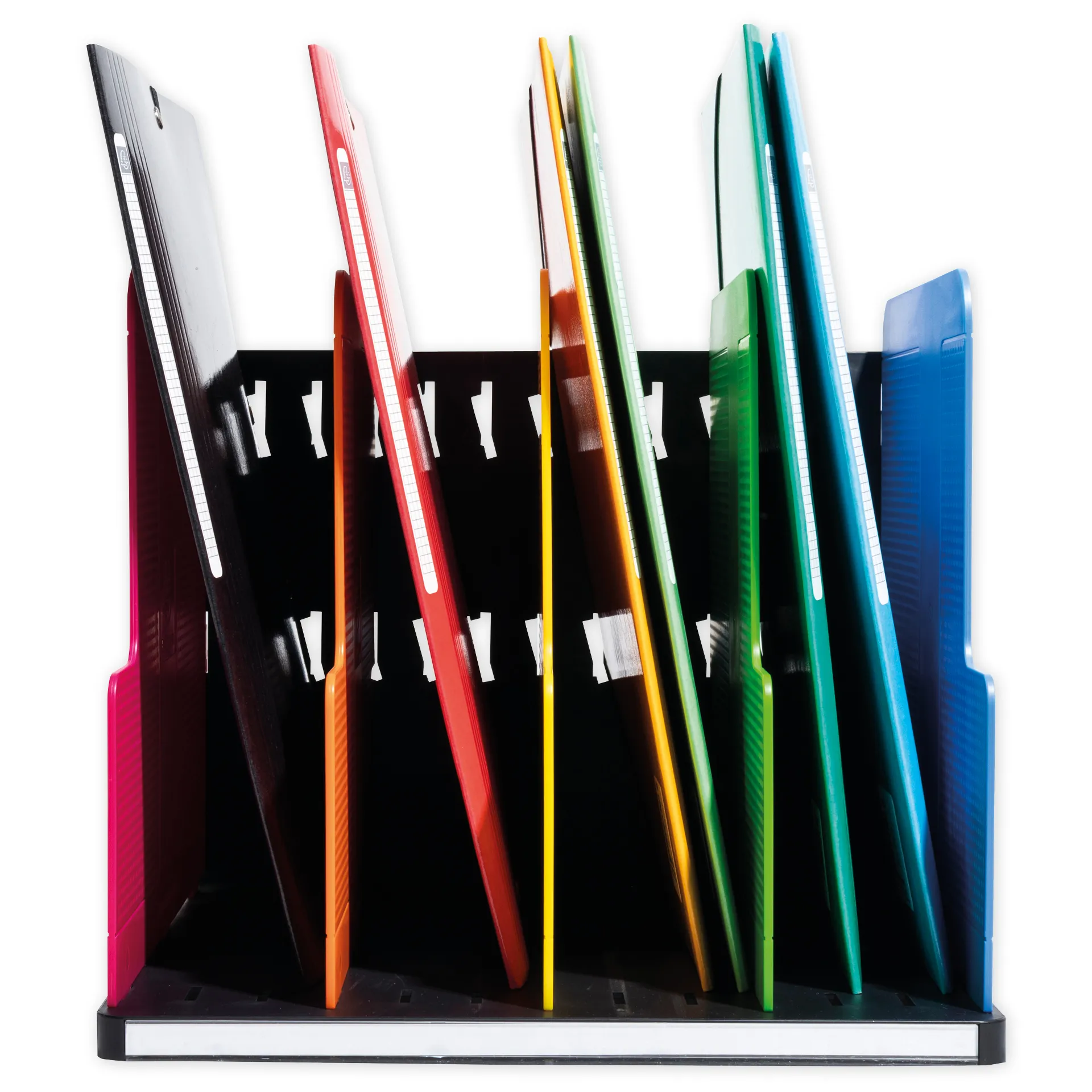 Sorteerrek "regenboog", 4 vakken, variabel