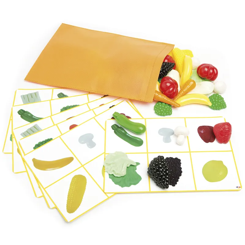Tastspiel Früchte und Gemüse, 43-tlg.