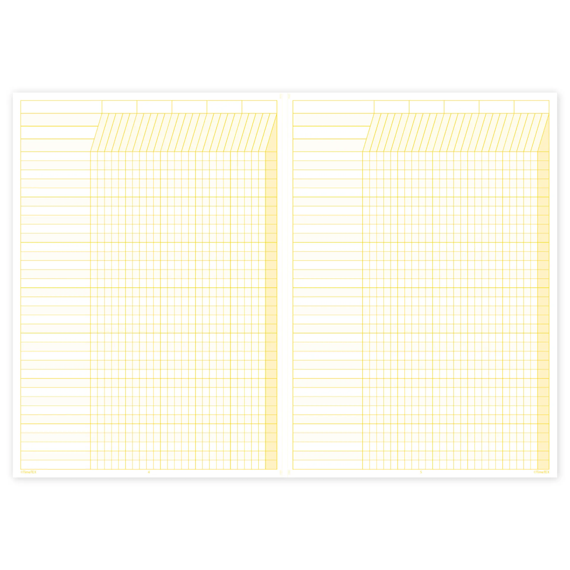 TimeTEX Heft Universal-Listen A4, 64 Seiten