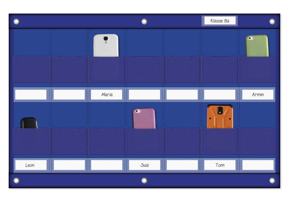 TimeTEX Handy-Garage "Collecta II" mit Stofftaschen