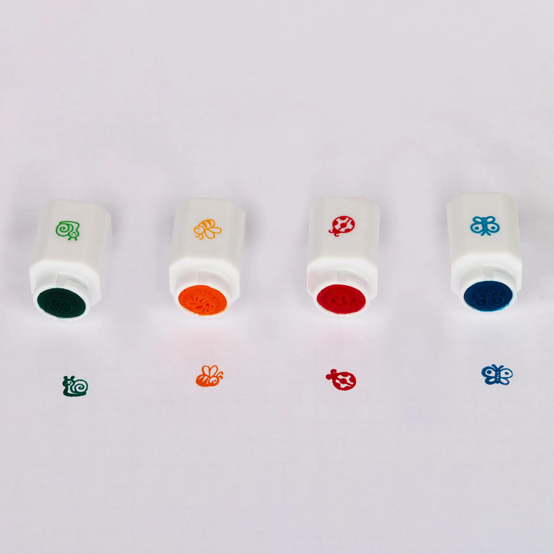 Stempelturm "Schmetterling, Marienkäfer & Co", 4 Motive