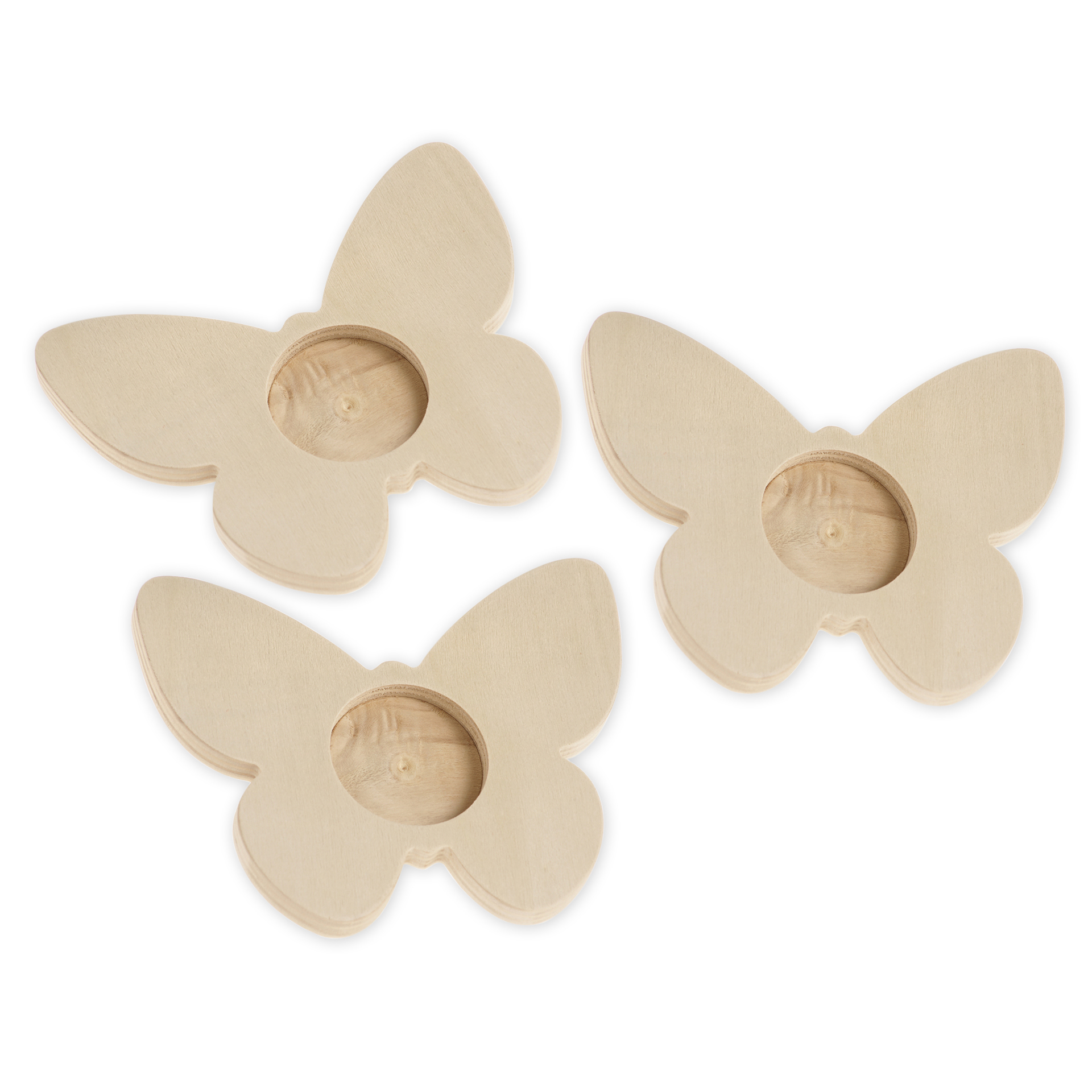 Hagemann Teelichthalter "Schmetterling", 3 Stück