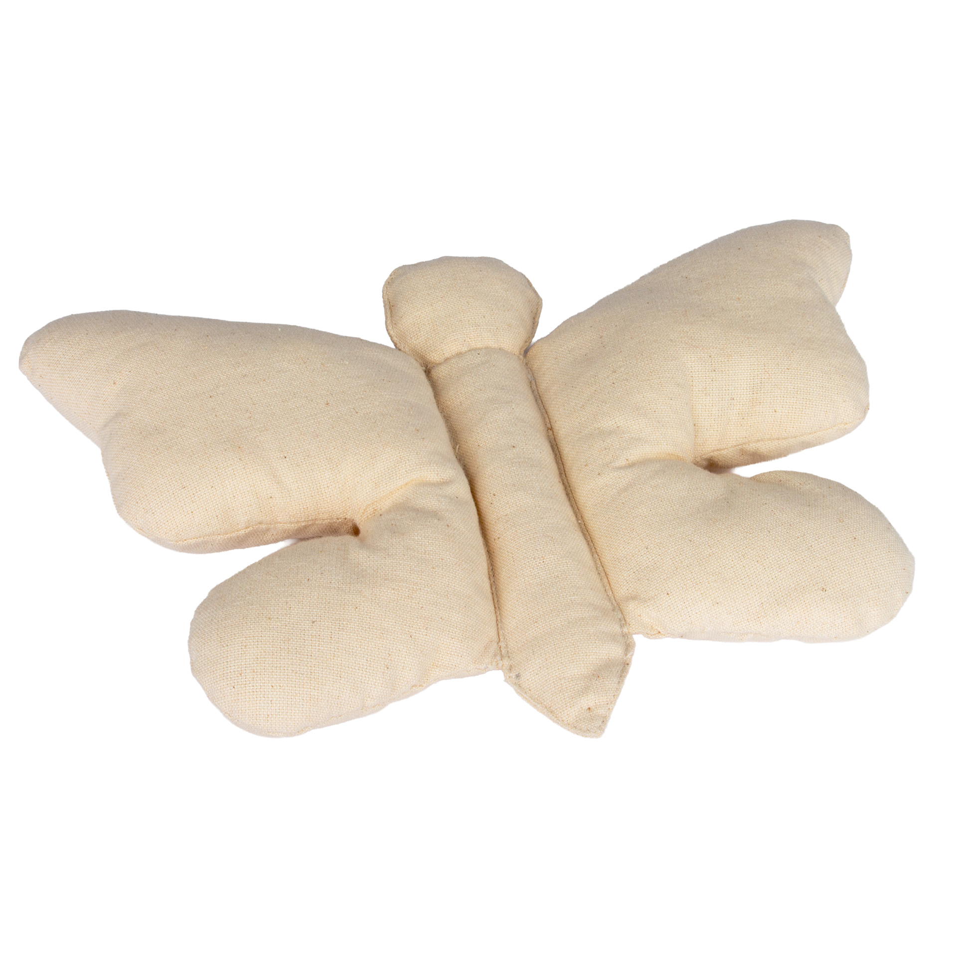 TimeTEX Stoff-Schmetterling zum Bemalen, 18x26 cm