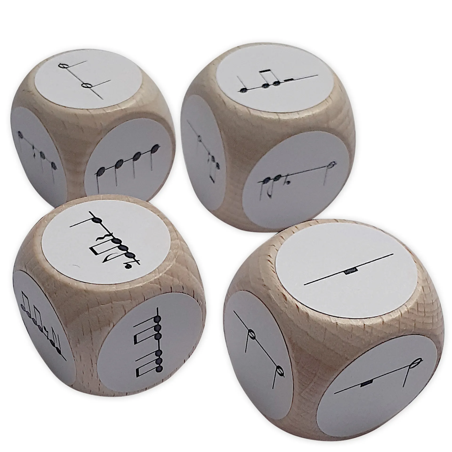 Set Würfel "Rhythmik", 4-tlg.