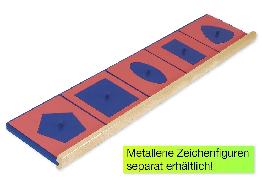 TimeTEX 2 Ständer für metallene Einsatzfiguren "Montessori Premium"