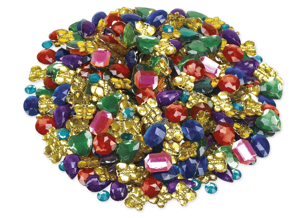 Schmuck-Steine, 15-25 mm, ca. 500 Stück