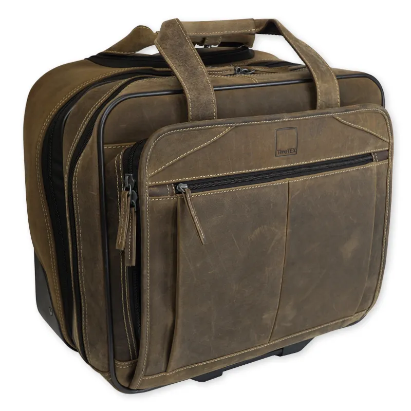 TimeTEX Multifunktions-Trolley "Pera Classic II", ranger, Sattelleder II./SO