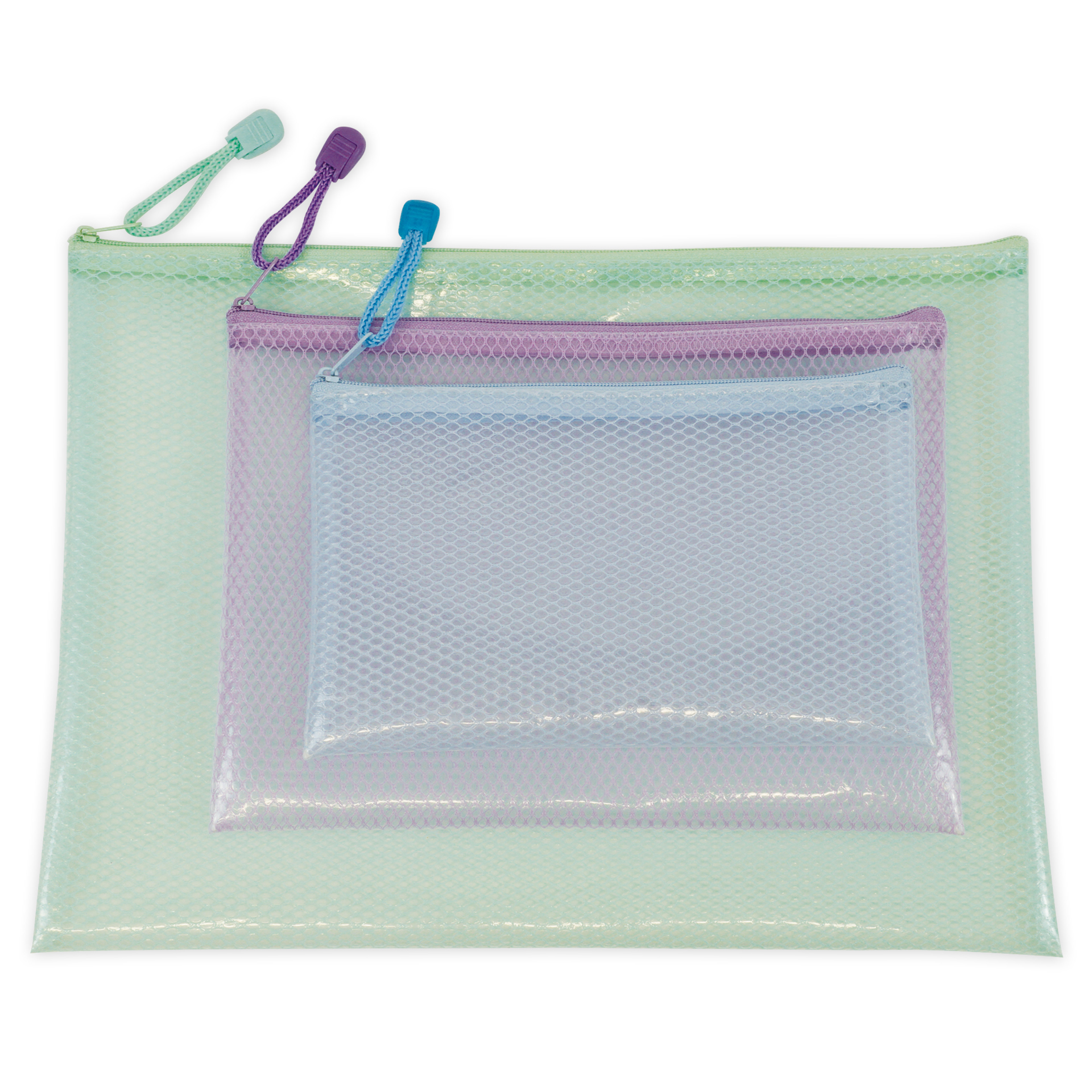 TimeTEX set flexo verktygsväskor färgade, 3-delade.