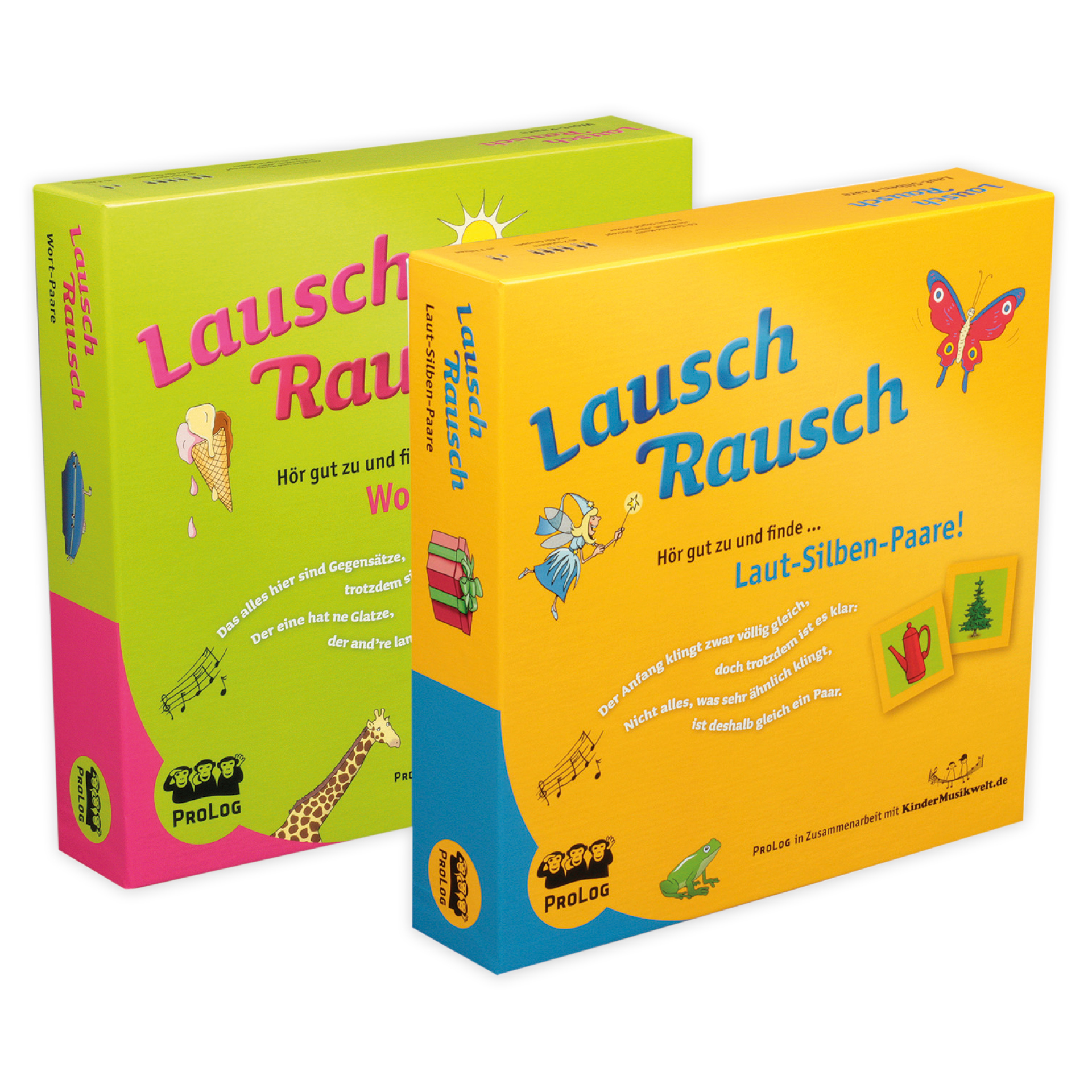 LauschRausch-Gesamtpaket: Wort-Paare & Laut-Silben-Paare, 194-tlg.