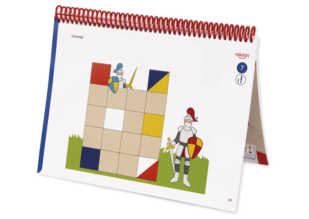 Nikitin Material: Kniha cvičení a herních šablon pro kostky vzorů N1