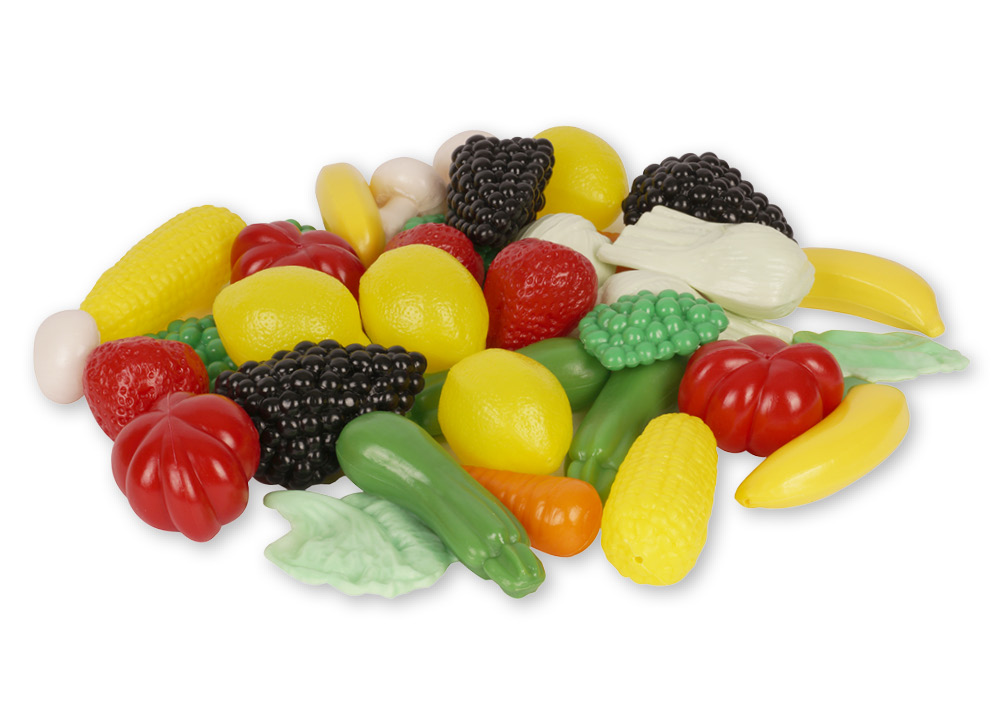 Tryckspel Nyckelspel frukt och grönt, 43 st.