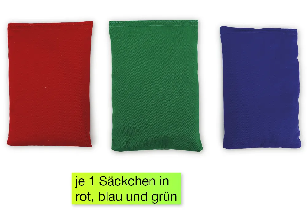 Koordinations-Set "Balance-Säckchen", 3-tlg.