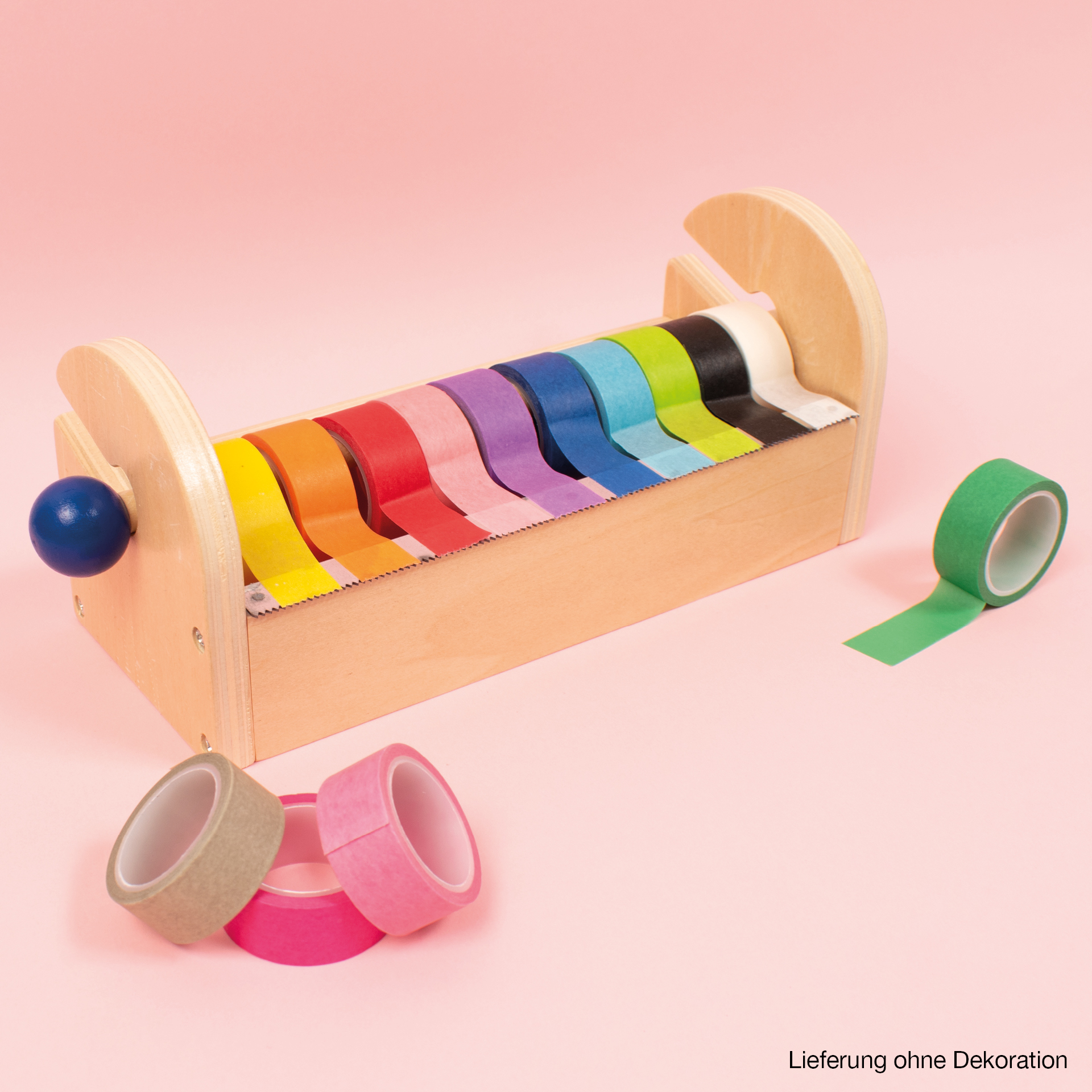 Klebeband-Abroller aus Holz