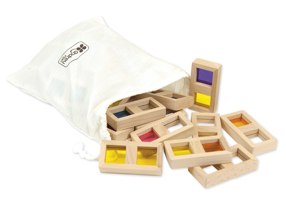 Farb-Domino "Regenbogen", 29-tlg.