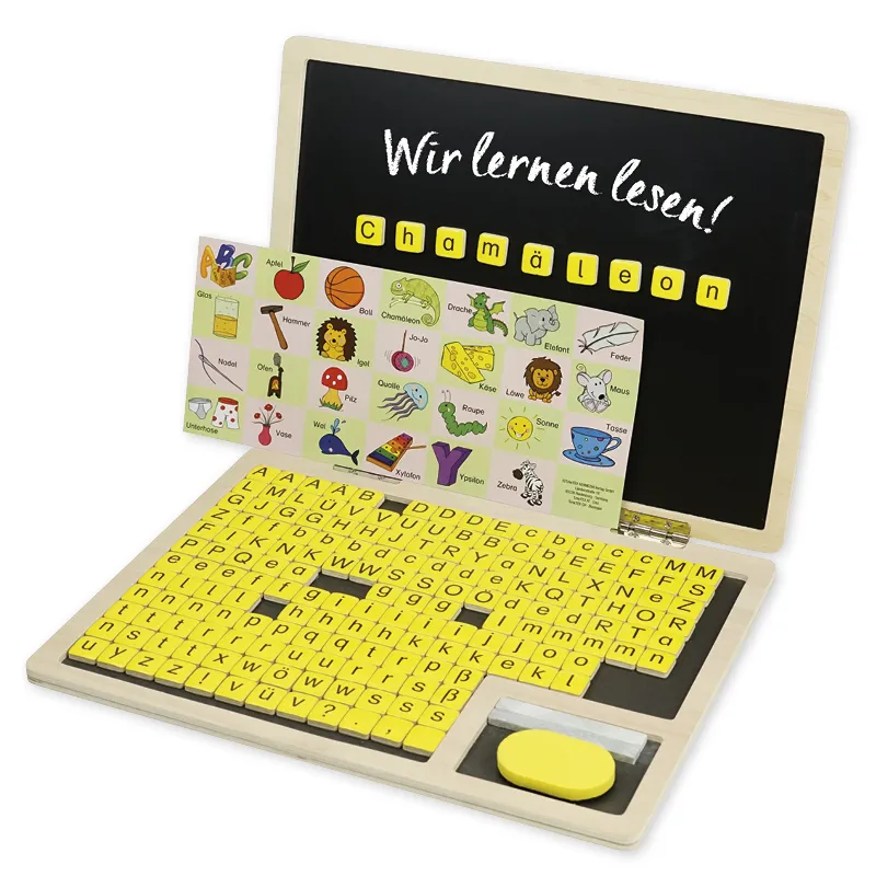 TimeTEX vikbar- hopfällbar pc, 189 delar, trä, magnetisk