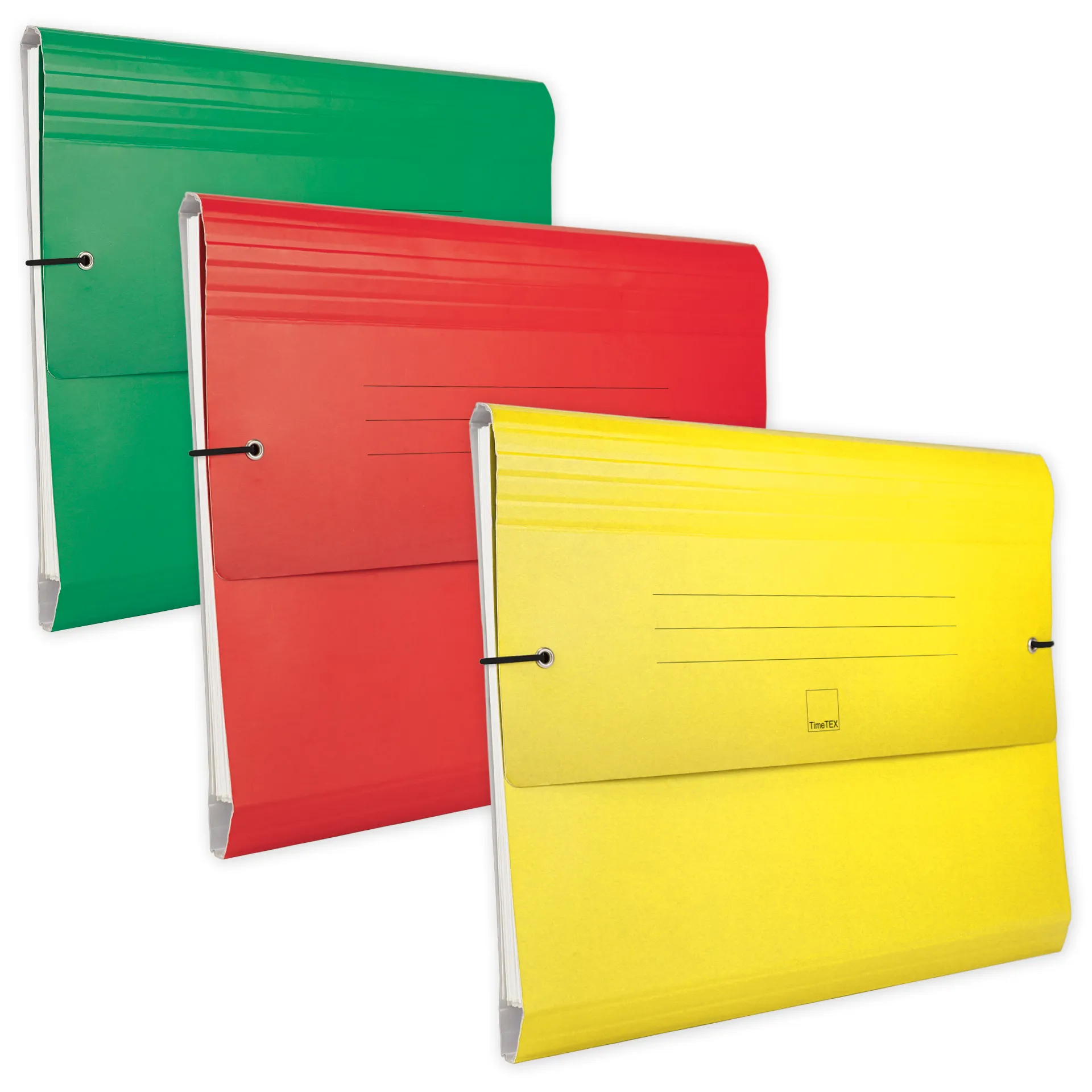 Trieur extensible à compartiments multiples, format A4-Plus, disponible dans plusieurs couleurs