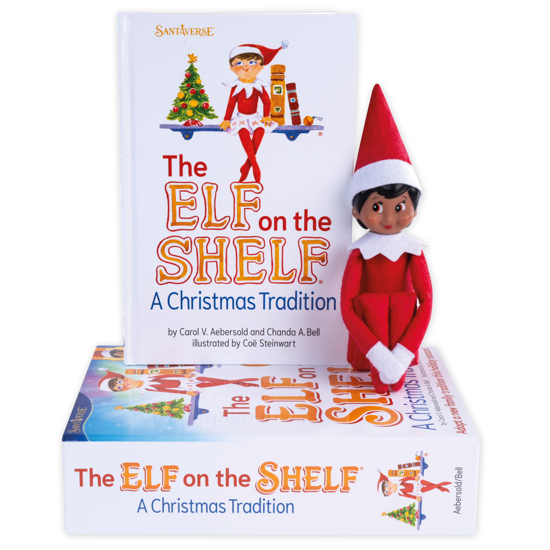 The Elf on the Shelf® Eine Weihnachtstradition Englisch - Mädchen mit braunen Augen