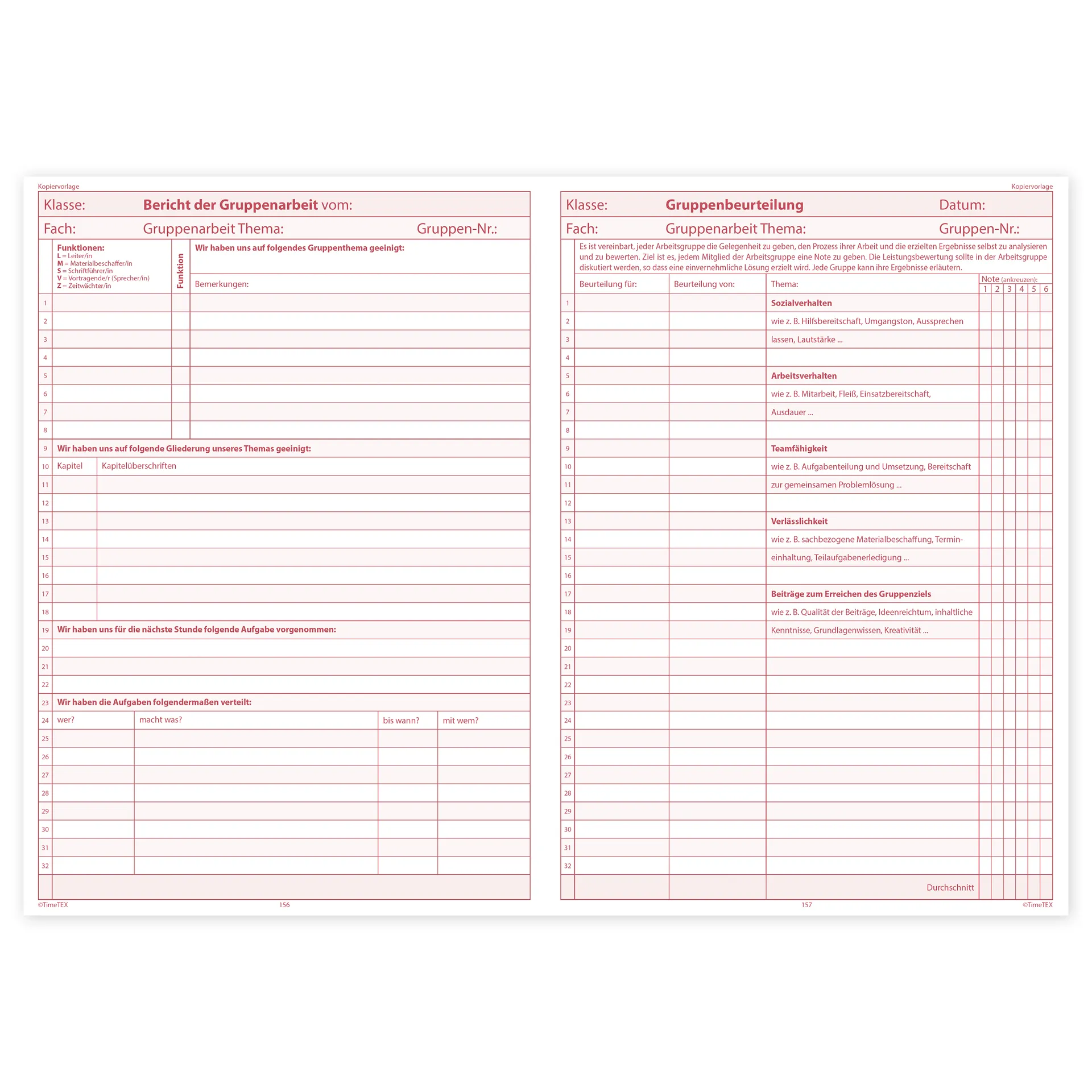 TimeTEX Referendariats-Planer "Documento" A4-Plus