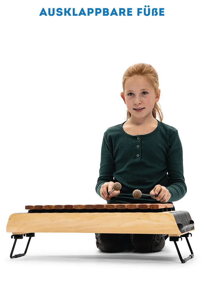 SONOR SMART Xylophon, Sopran c2-a3 + fis2, b2, fis3, mit Schlägel, zum Stapeln, SSX 100 DE