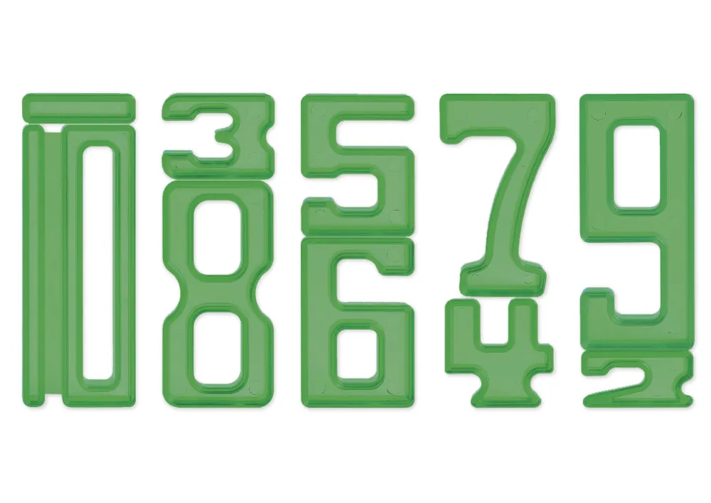 TimeTEX upplysta tornstacknummer "Tal på Tal", 35 st.