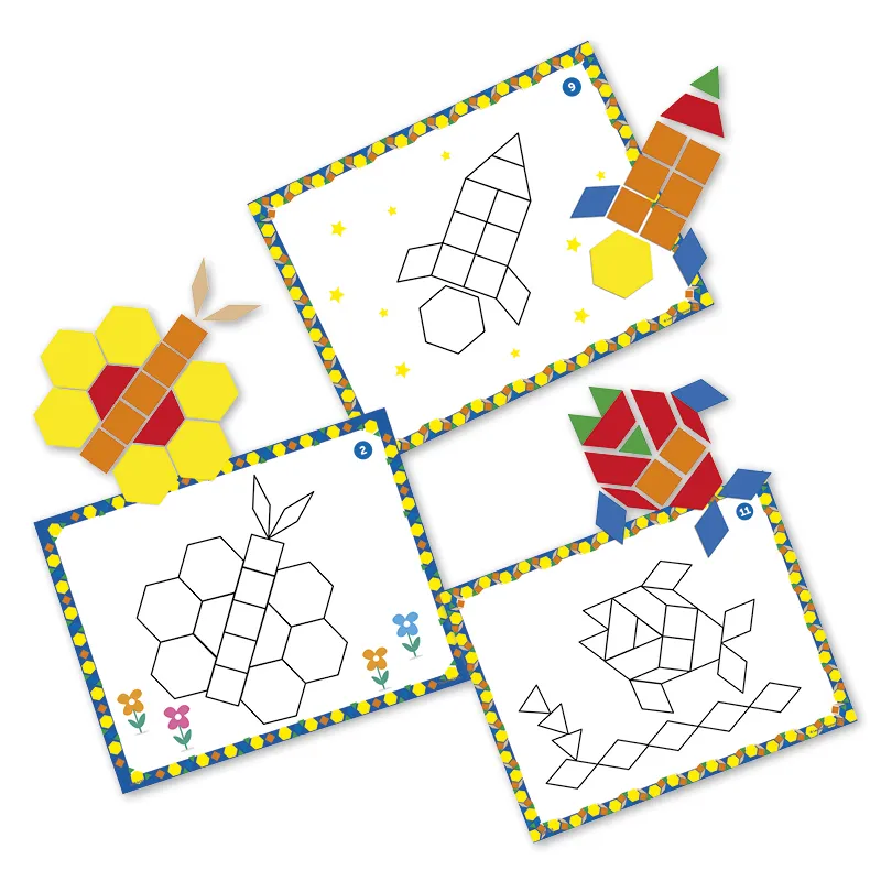 Legespiel "Geometrische Formen", 144-tlg.