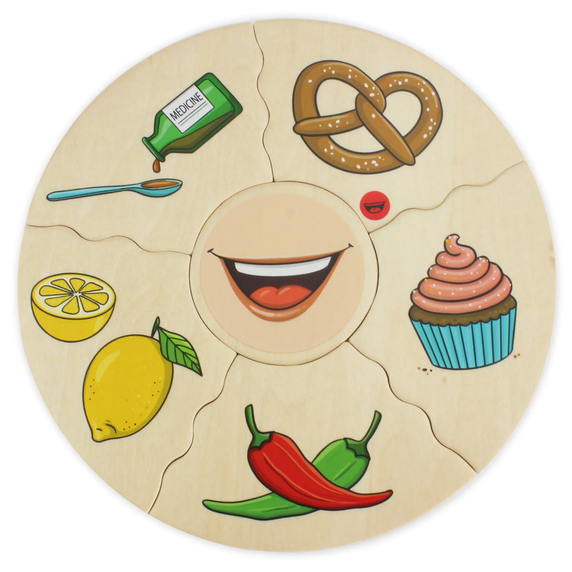 beleduc Puzzle Humanico "5 Sinne", 30-tlg.