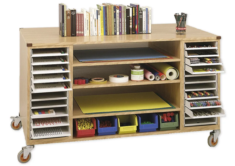 Bastel- und Materialwagen, einseitig