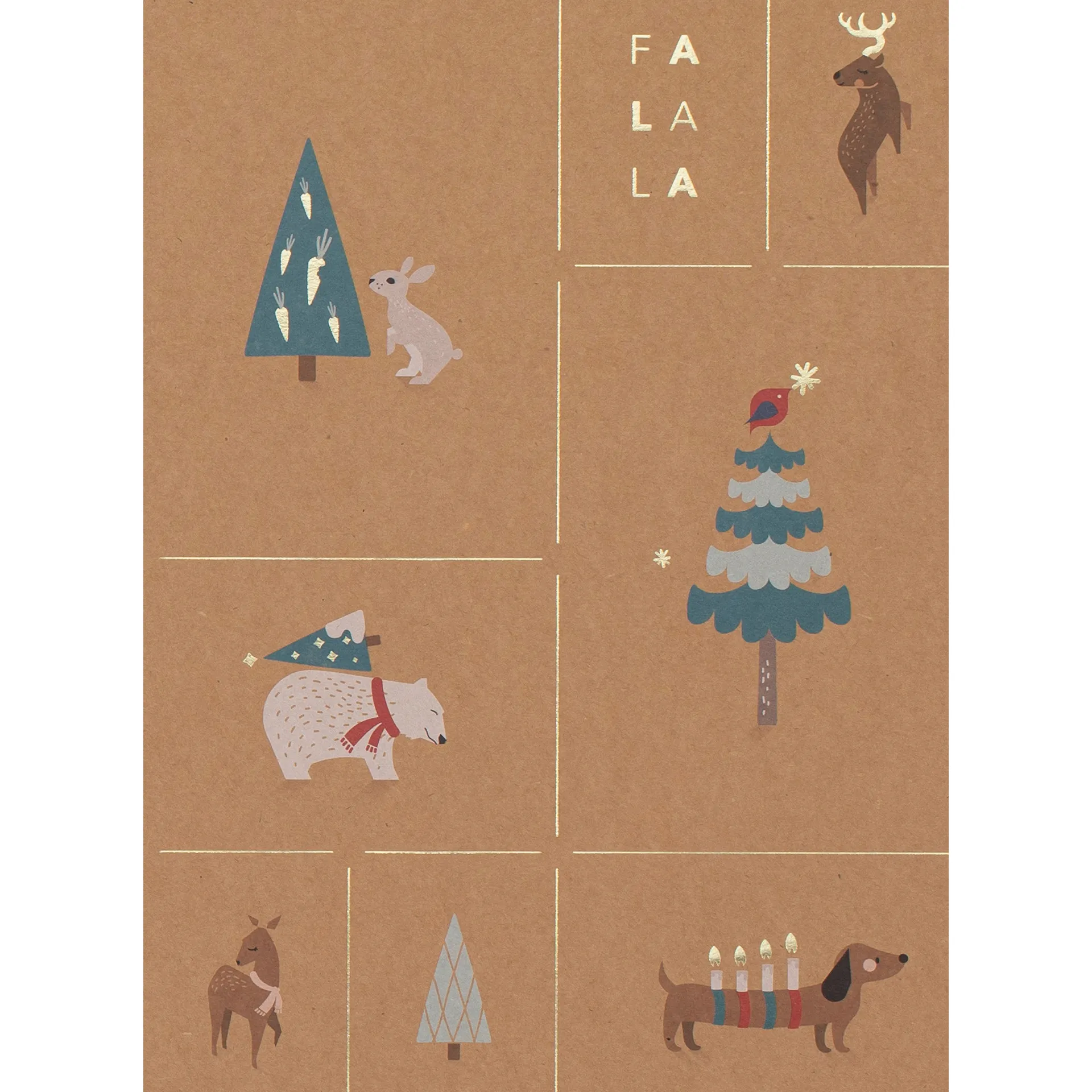 Kraftpapier-Block "Magic Christmas Paper" A4, 20 Blatt Kraftpapier-Block "Magic Christmas Paper" A4, 20 Blatt