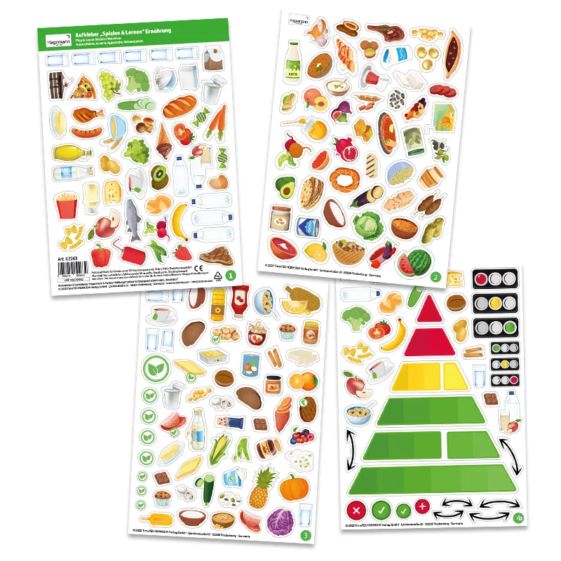 Stickers "Voeding", 206-delig