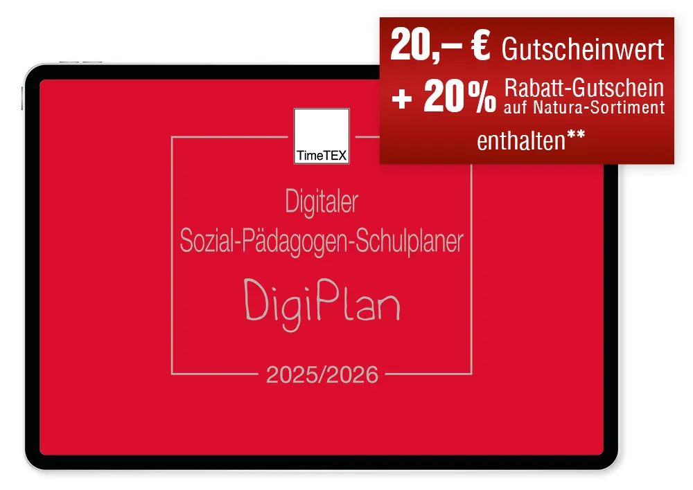 TimeTEX Digitaler Sozial-Pädagogen-Schulplaner DigiPlan 2025/2026