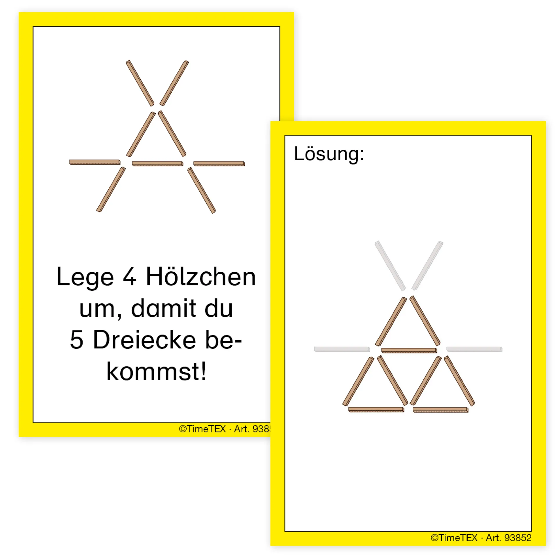 Holz-Stäbchen-Spiel im Etui Holz-Stäbchen-Spiel im Etui