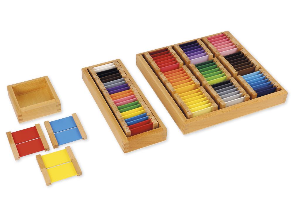 TimeTEX Farbtäfelchen, Satz 1, 3 Paare "Montessori Premium" TimeTEX Farbtäfelchen, Satz 1, 3 Paare "Montessori Premium"