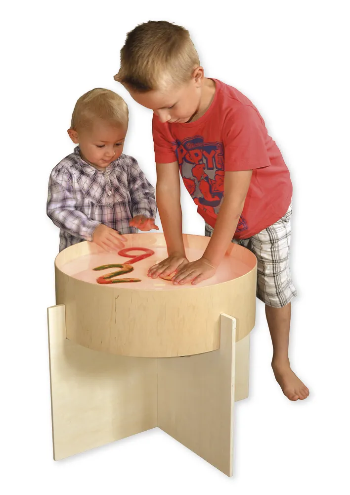 Standfuß für Leuchtkübel "Regenbogen", 55x37 cm, aus Holz