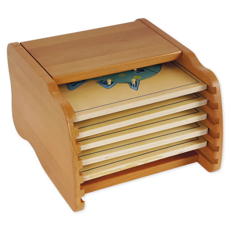 TimeTEX står for 6 dyrepuslespil "Montessori Premium"