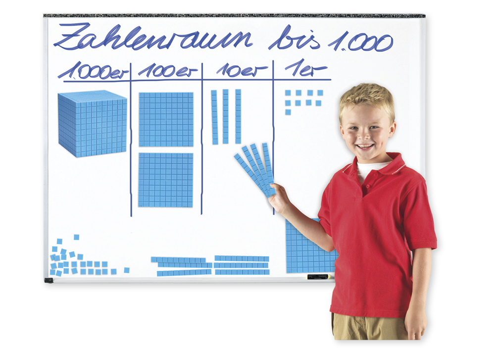 TimeTEX Dienes Demo-Dezimal-Rechensatz, magnetisch, 131-tlg.