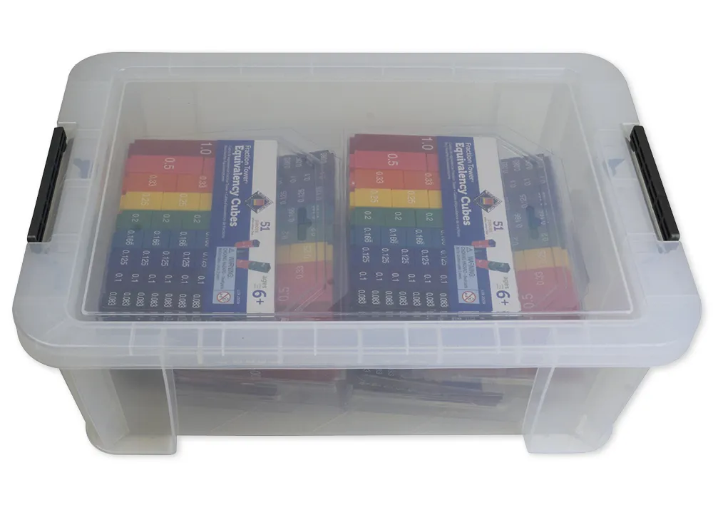 Klassensatz Rechen-Steckwürfel "Multifunktional", 8-tlg. in Stapel-Box