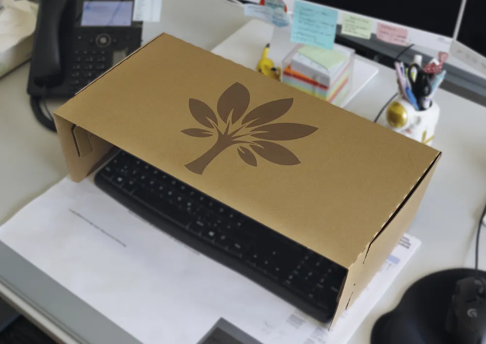 TimeTEX Set Natura-Tastatur-Sichtschutz "Tactus" in Box, 10-tlg.