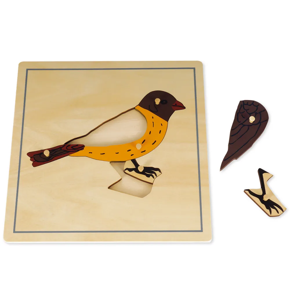 TimeTEX Puzzle pták "Montessori Premium"